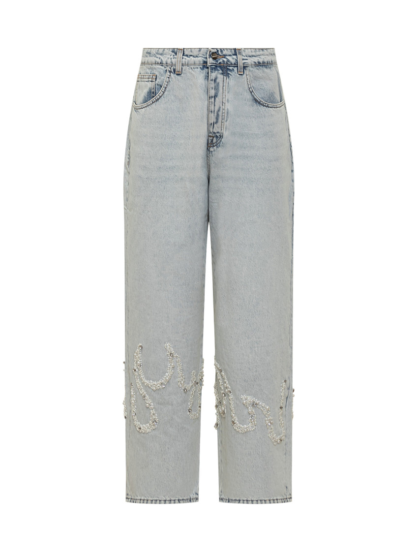 Light Blue Straight Jeans