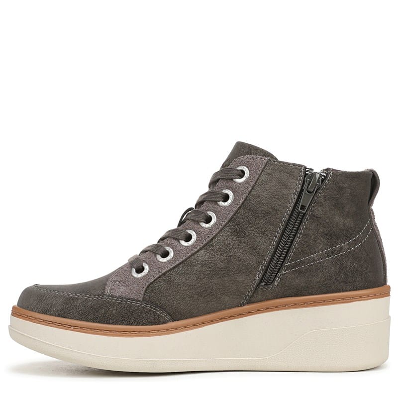 Women's Camden 2 Wedge Sneaker Booties (Charcoal Faux Leather)