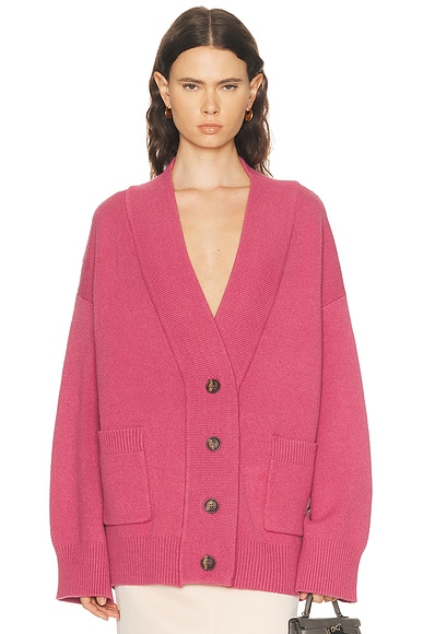 SEROYA Carley Cardigan in Pink. XXS. Also in XS