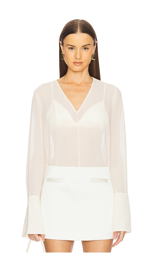 L'Academie Alina Blouse in Beige. - XS also in