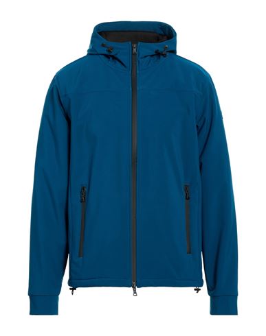 Man Jacket Blue Size XL Polyester, Elastane