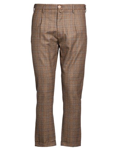 Jacob Cohёn Man Pants Light brown Size 34 Virgin Wool, Polyamide
