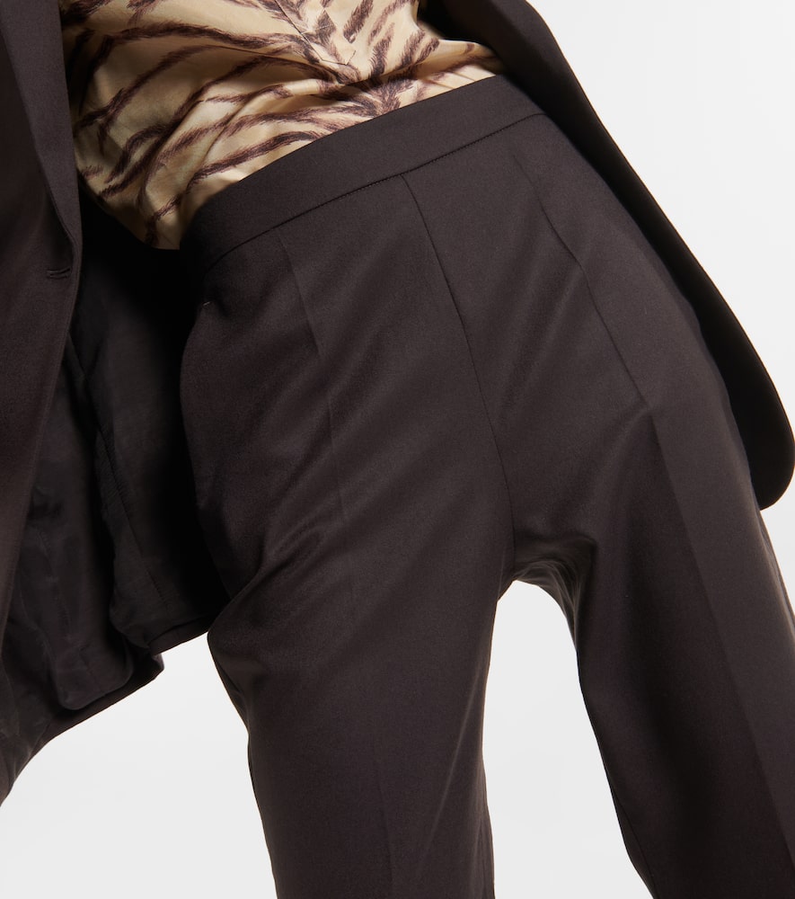 Wool flannel sweatpants