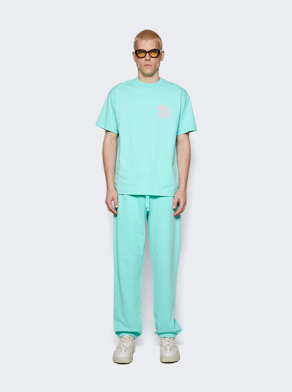 Graphic-print crew-neck T-shirt - Green