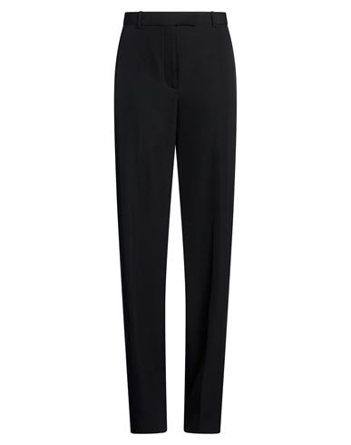 Woman Pants Black Size 6 Virgin Wool, Cupro, Viscose