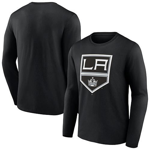 Men's Fanatics Black Los Angeles Kings Primary Logo Team Long Sleeve T-Shirt