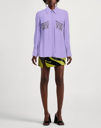 Elisabetta Franchi Woman Shirt Mauve Size 8 Viscose