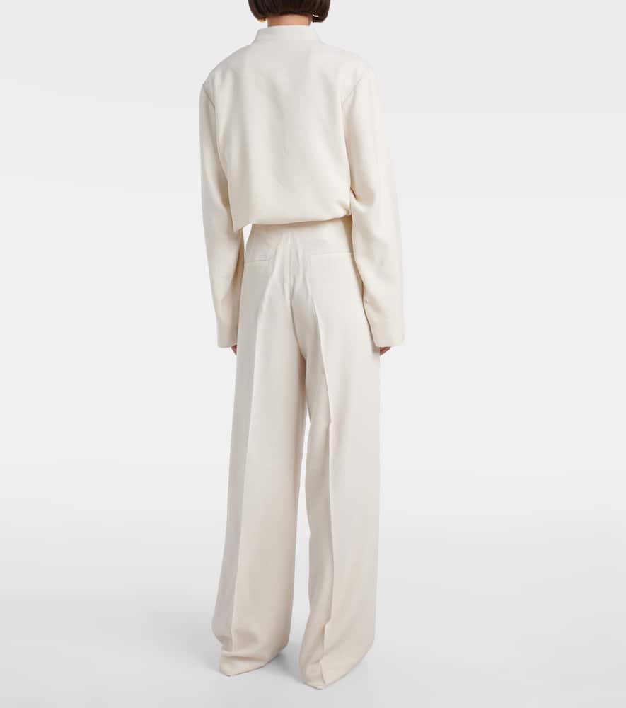 Róhe High-rise wide-leg pants