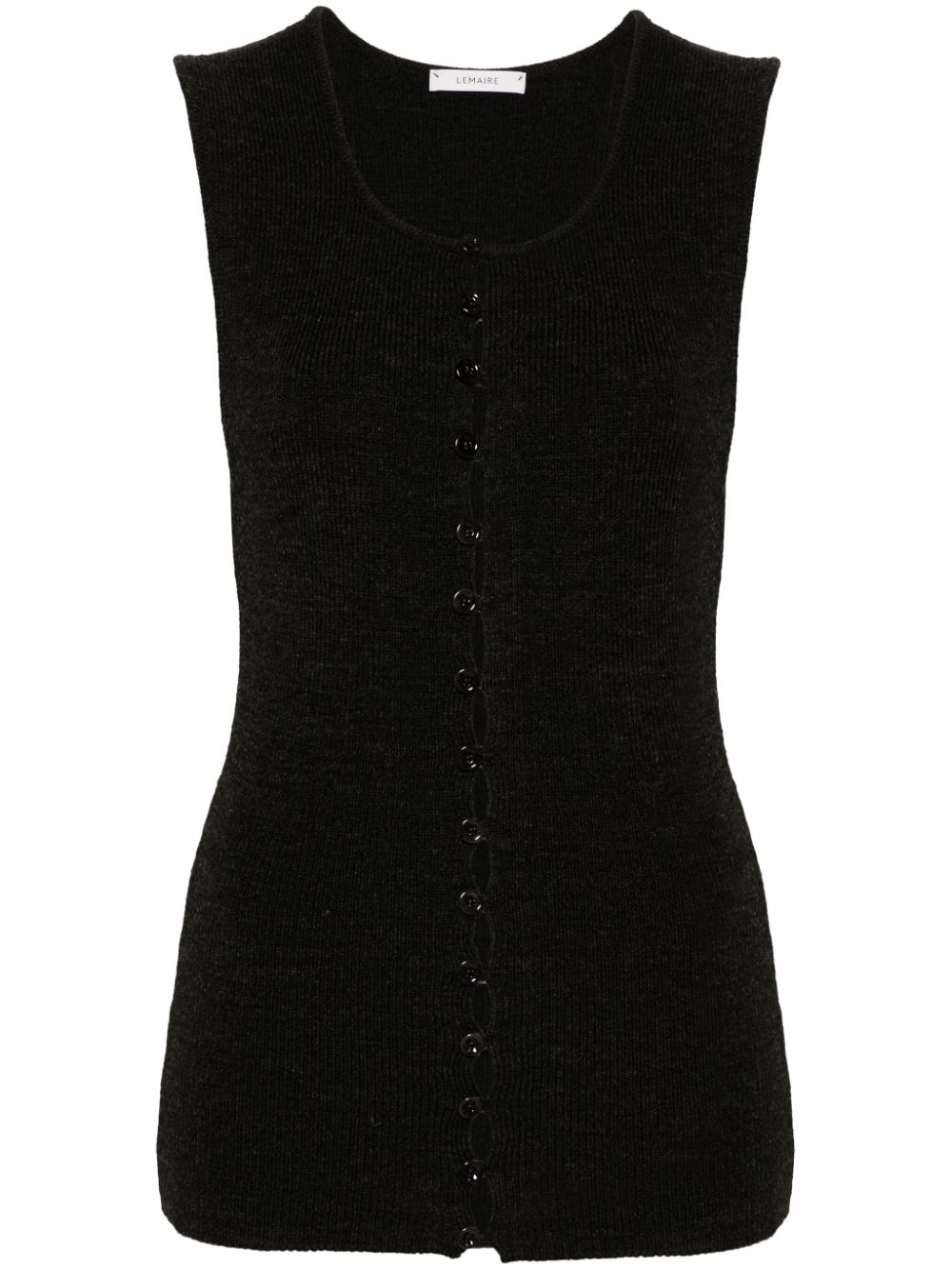 Sleeveless cardigan - Neutrals