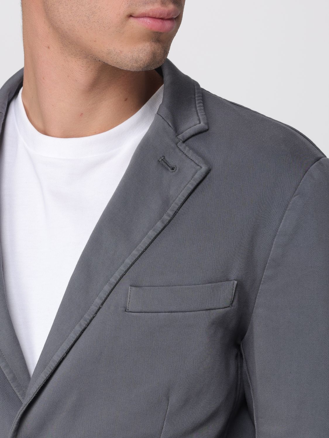 Blazer Men color Grey