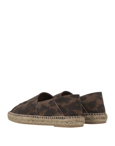 Tom Ford Man Espadrilles Chocolate brown Size 10 Calfskin