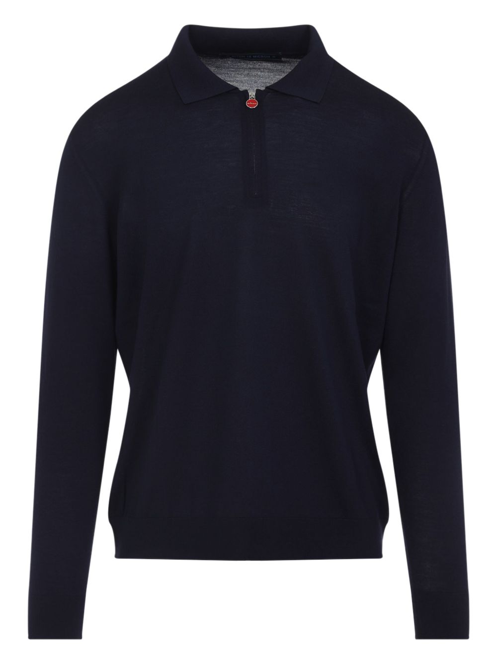 Half-zip polo shirt - NAVY BLUE