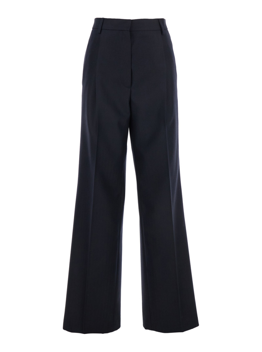 Dries Van Noten - straight leg trousers with pleats and pocket