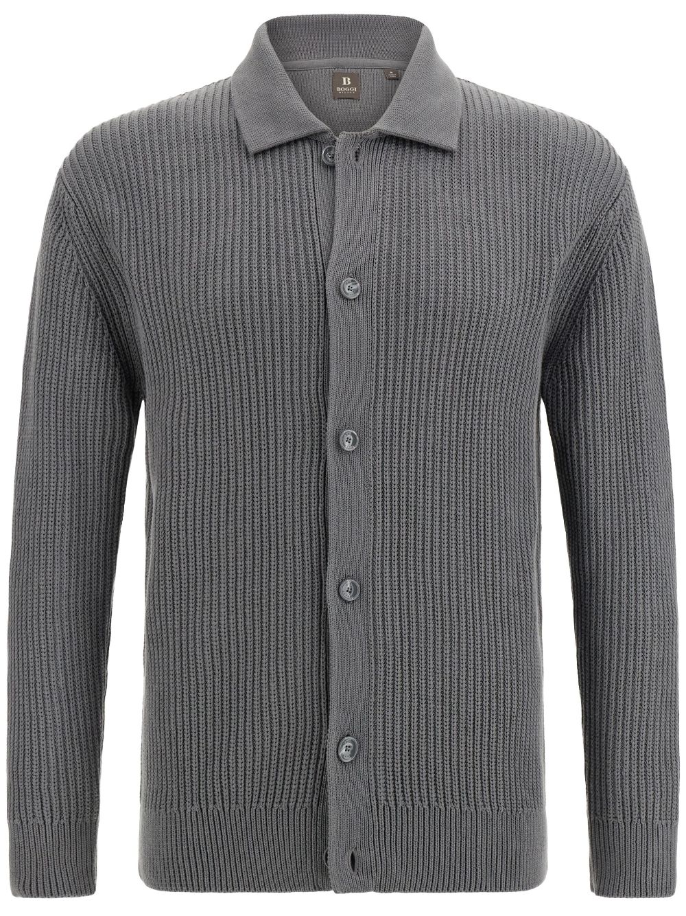 Organic-cotton cardigan - Grey