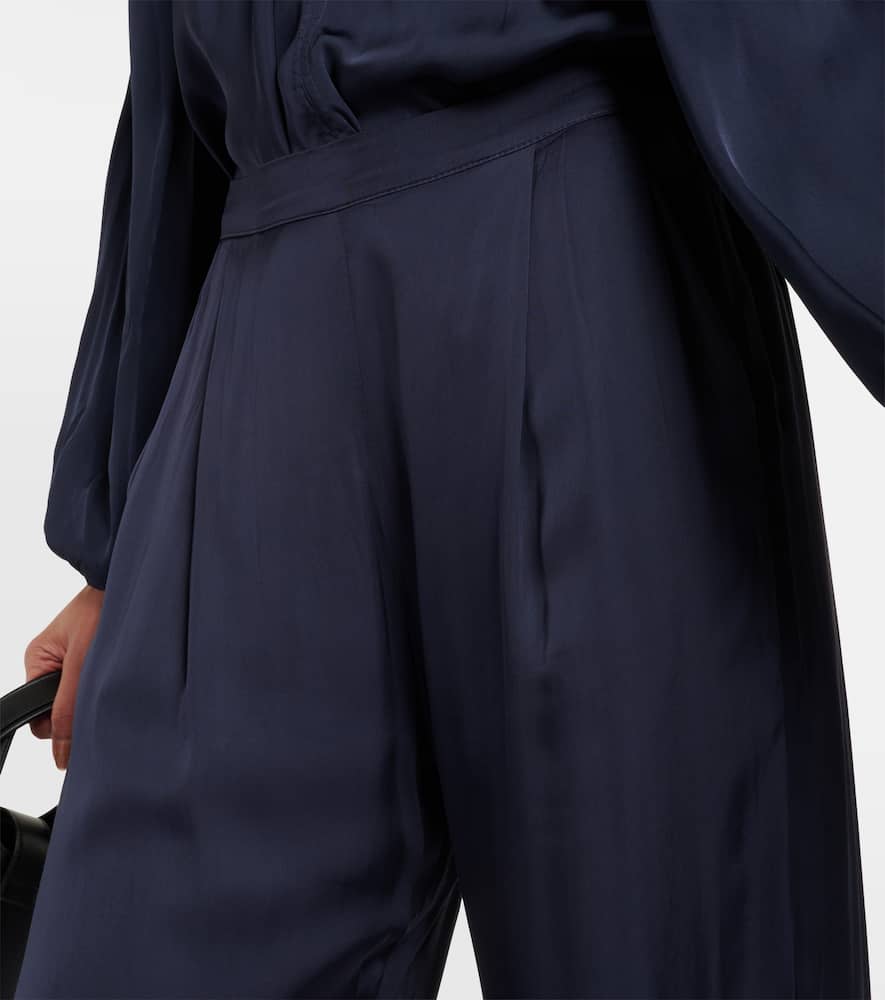 Livi satin wide-leg pants
