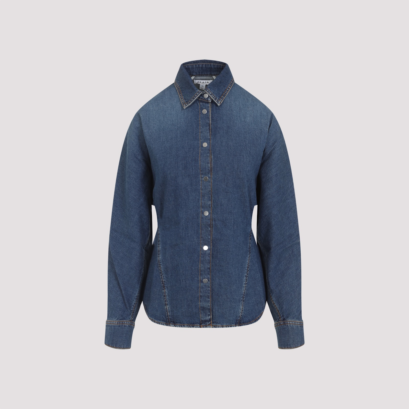 Round Denim Shirt