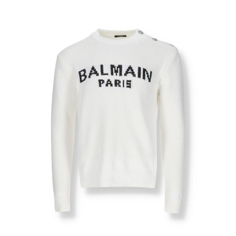 Logo-Embroidered Cotton Sweatshirt — White