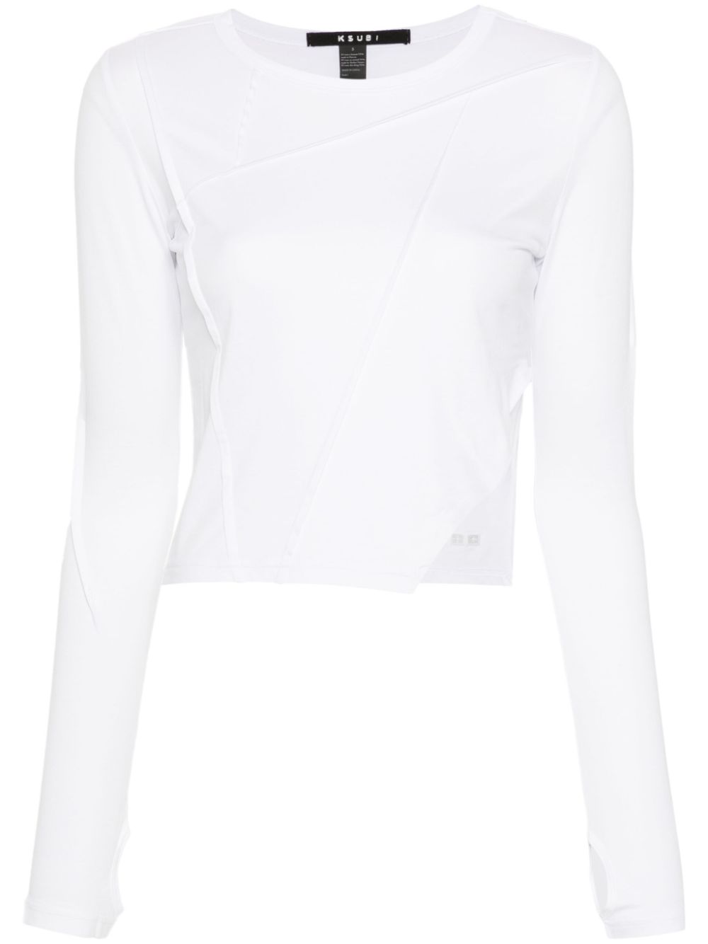 Fragment patchwork T-shirt - White