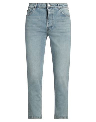 Man Jeans Blue Size 32 Cotton, Elastane
