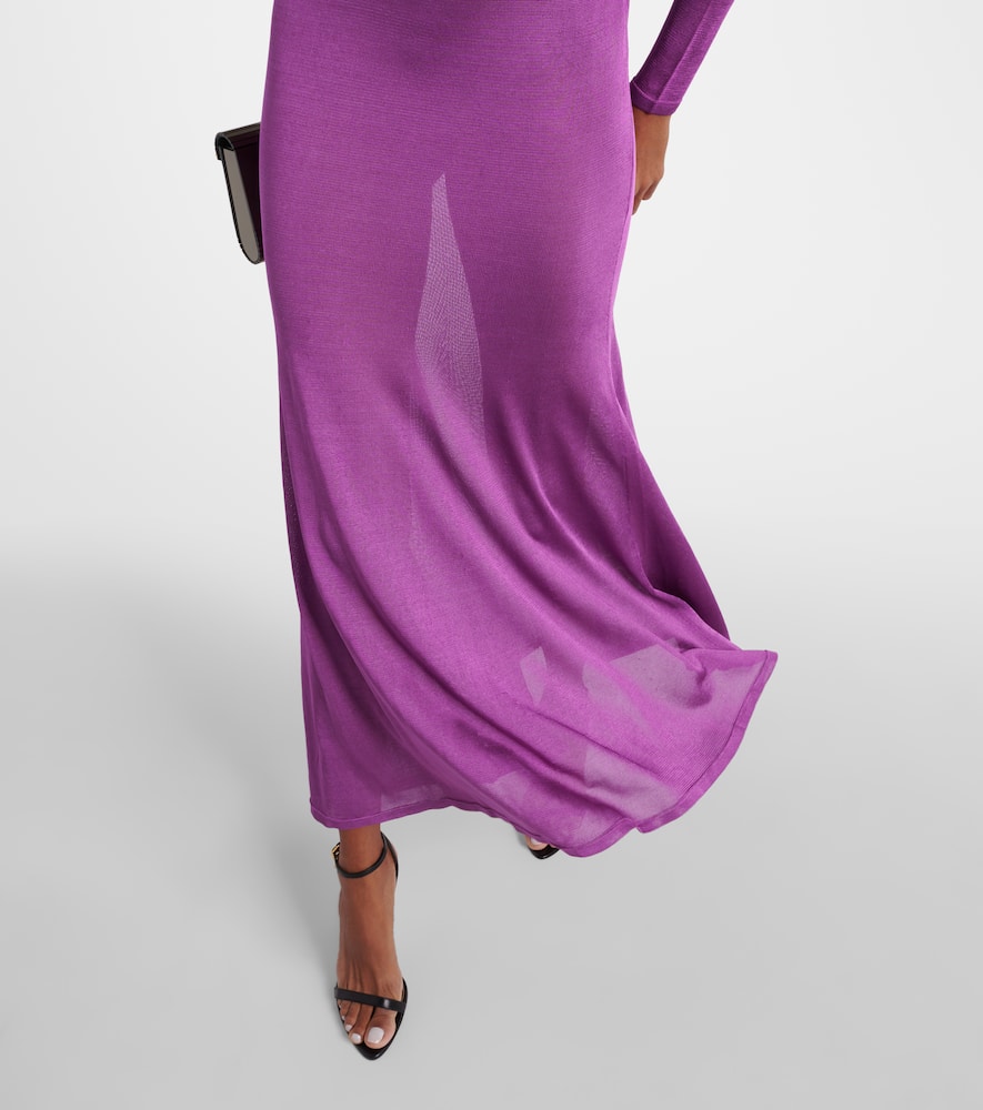 Jersey maxi dress