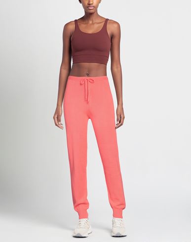 Pink Memories Woman Pants Coral Size 6 Cotton
