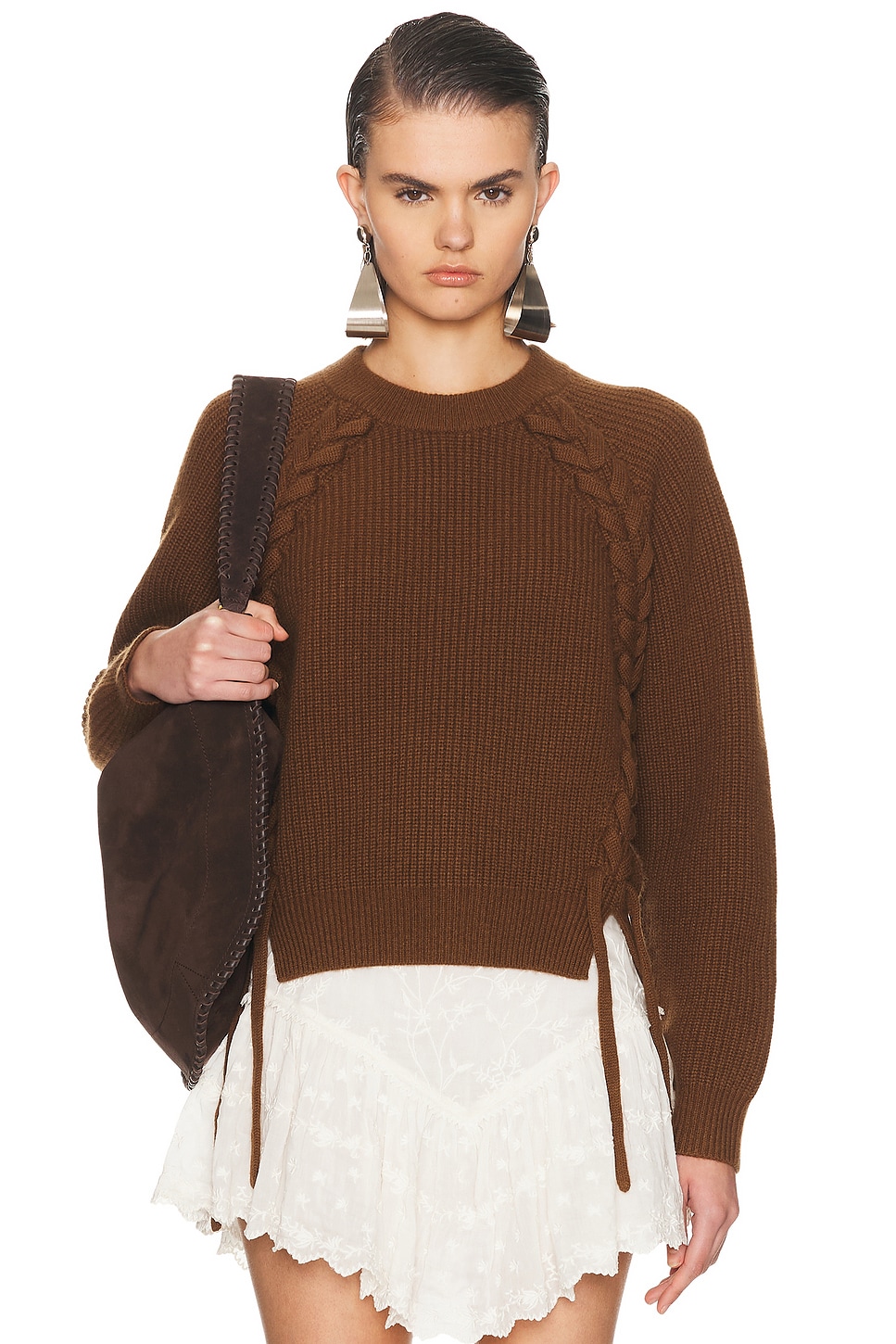 Isabel Marant Tulliam Sweater in Chocolate - Chocolate. 34 also , 38