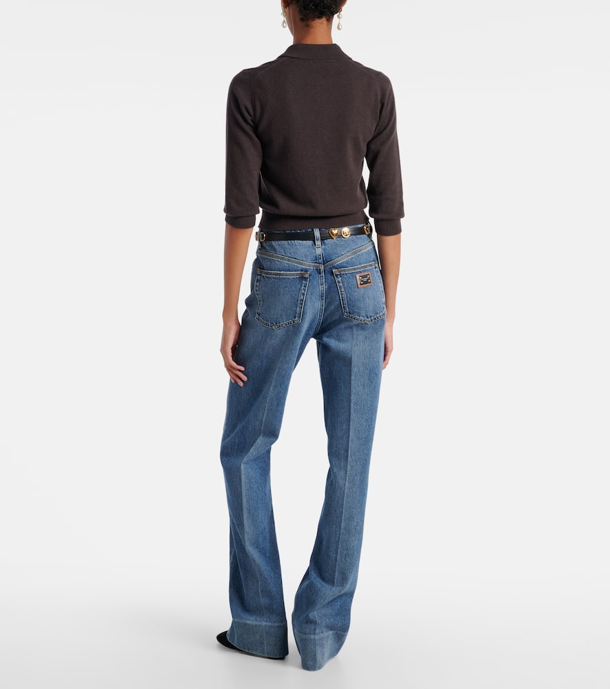 Cashmere polo sweater