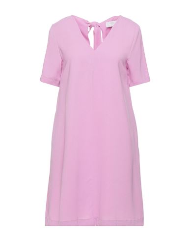 Woman Mini dress Mauve Size 2 Polyester, Elastane