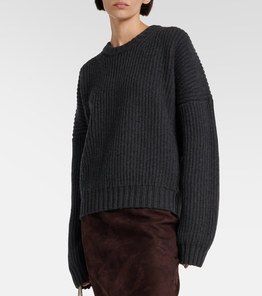 Manuela ribbed-knit cashmere sweater