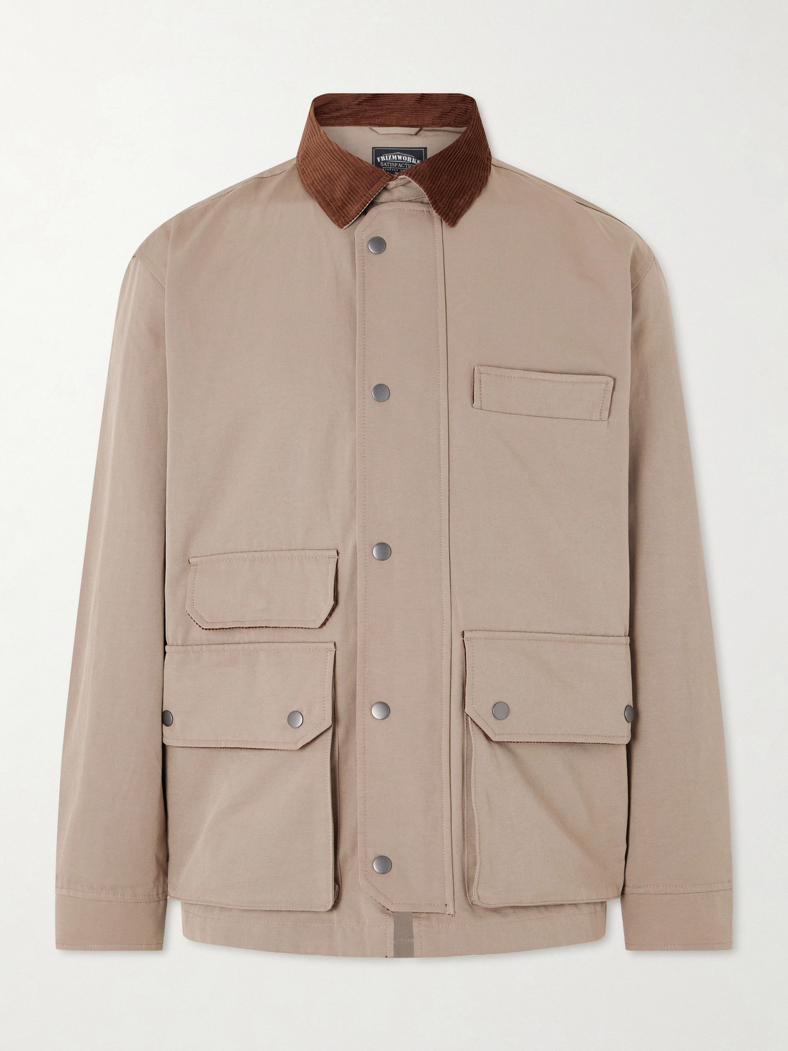 Royal Hunting Corduroy-Trimmed Cotton-Blend Jacket