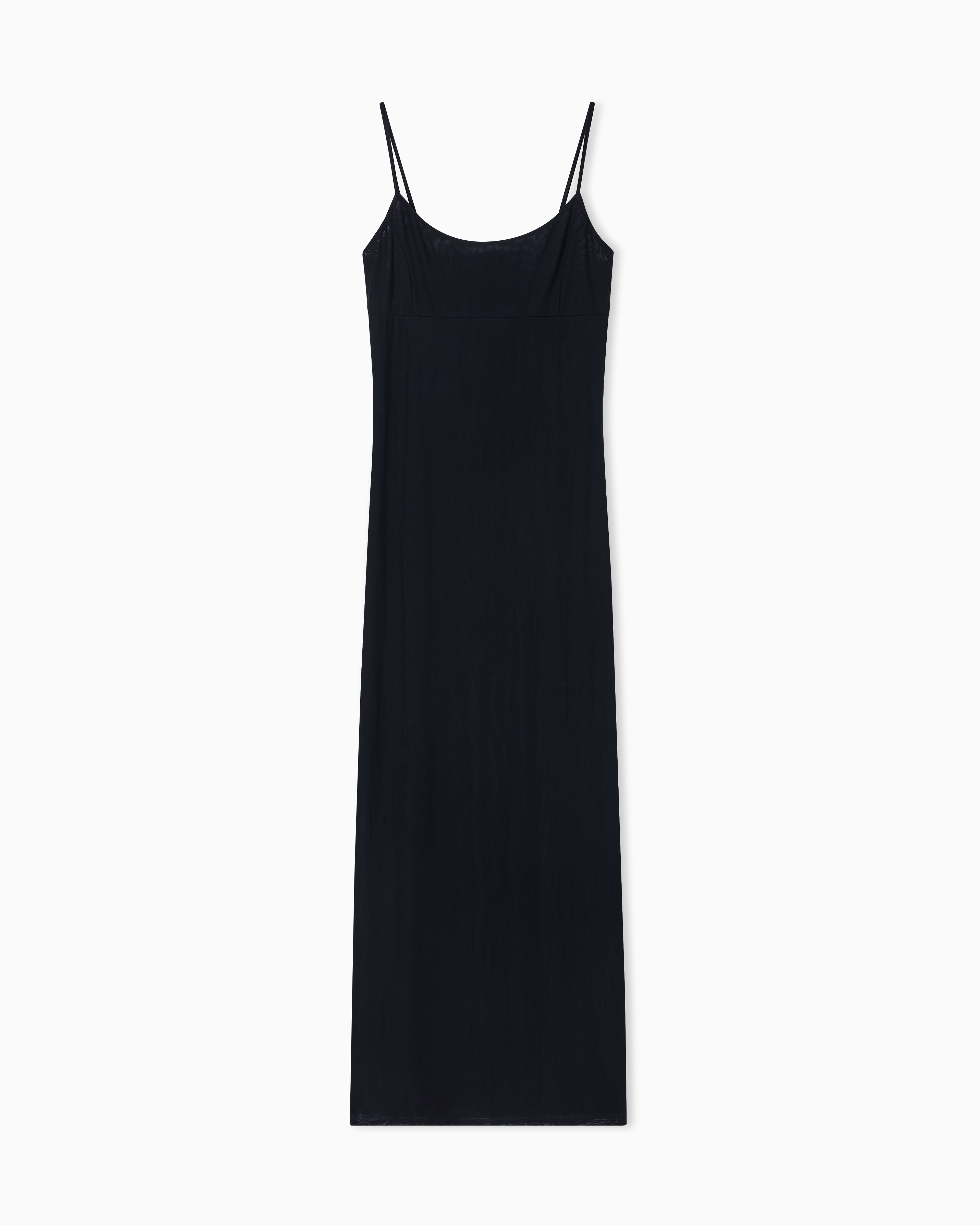 Maxi dress with thin straps