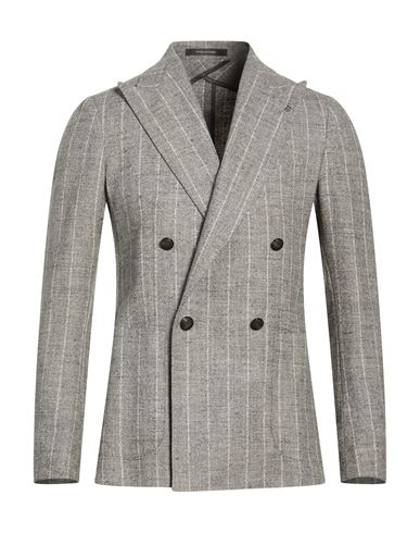 Man Blazer Grey Size 42 Virgin Wool