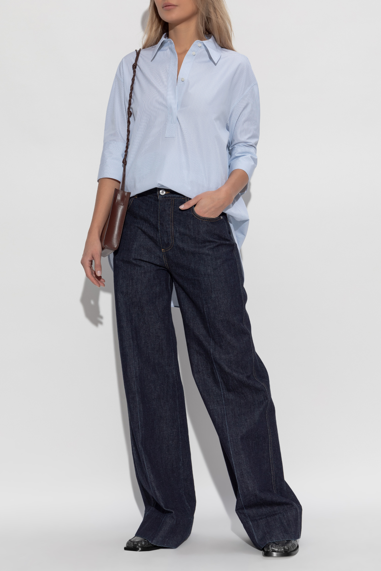 Shirt Dress, Women's, Light Blue