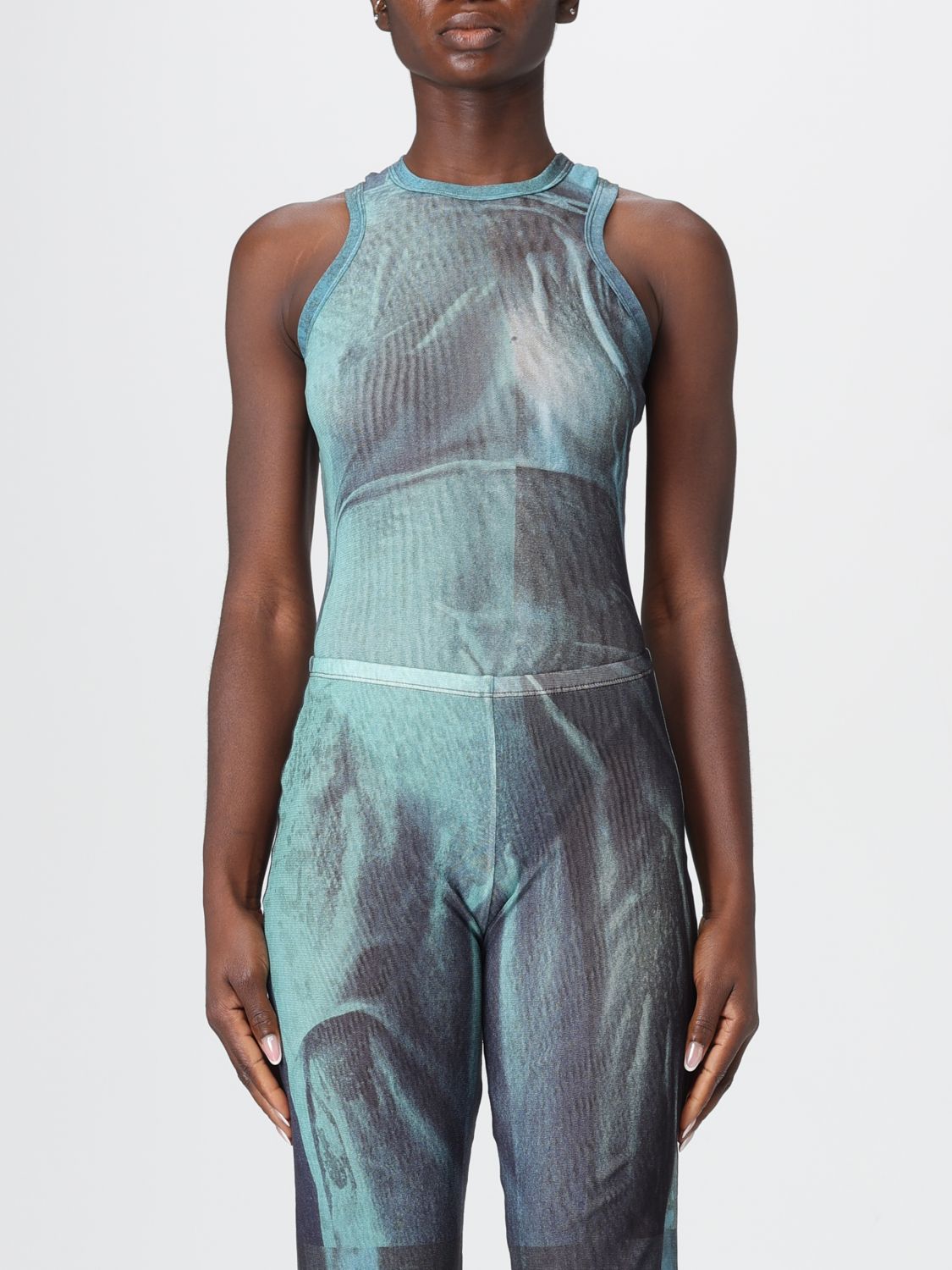 Bodysuit Woman color Indigo