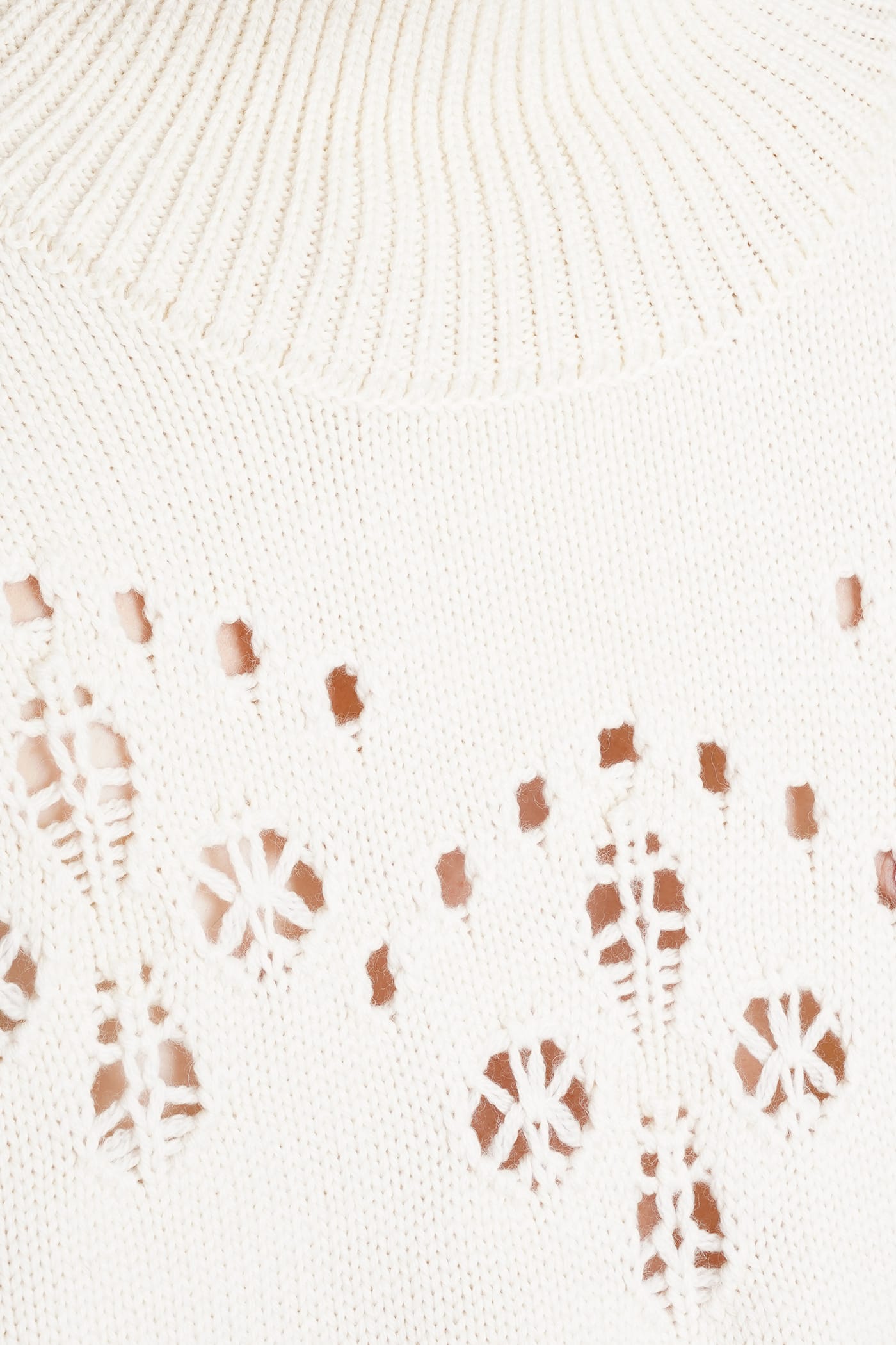 Knitwear In Beige Wool