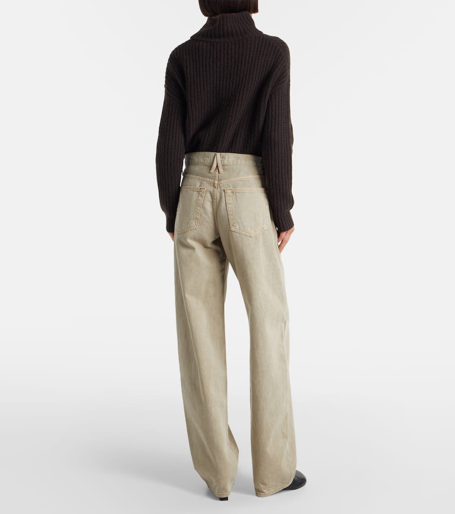 Tess high-rise wide-leg jeans