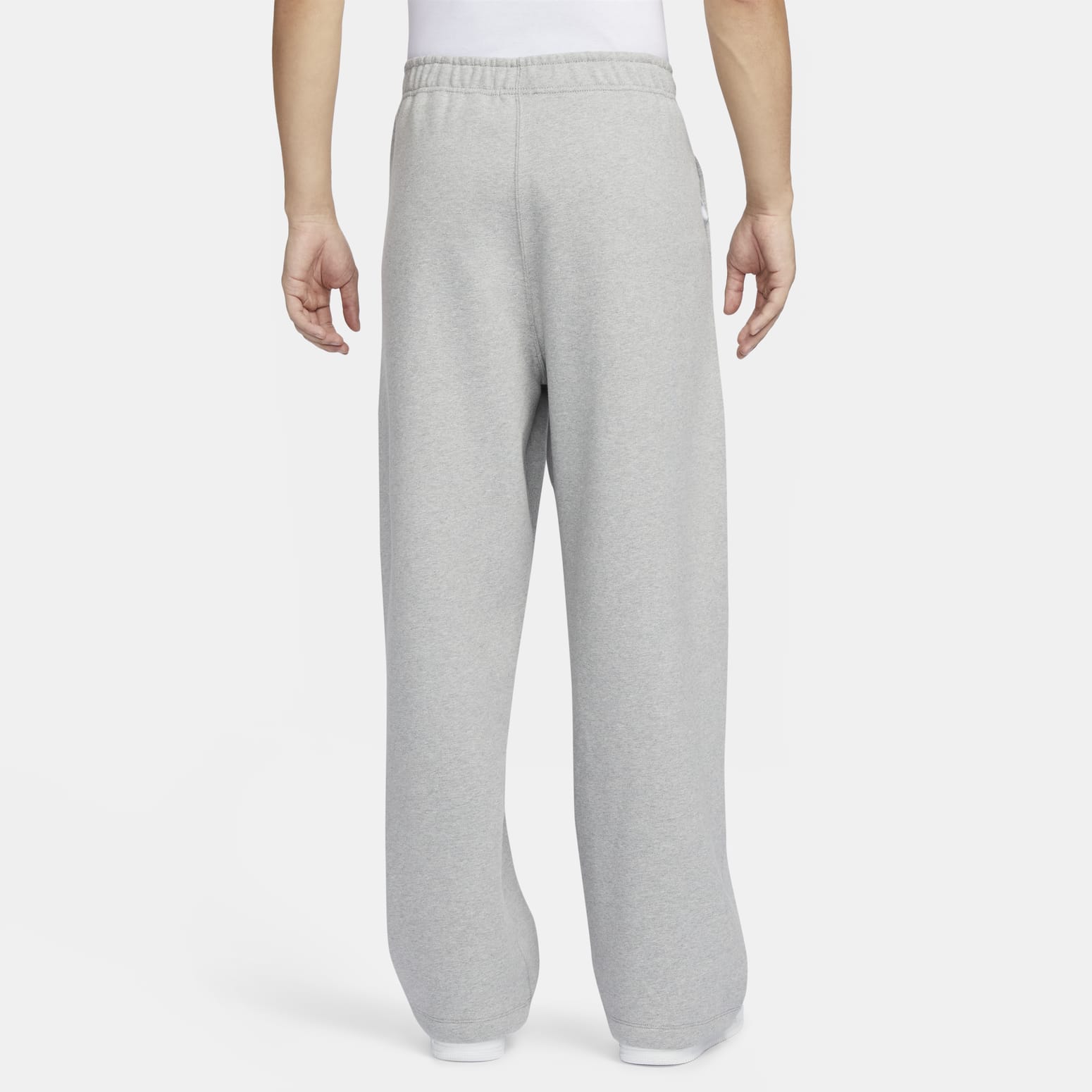 Sportswear Swoosh Open-Hem Sweatpants 'Grey'