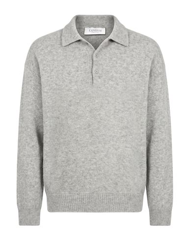 Man Sweater Grey Size 40 Cashmere, Silk, Polyester