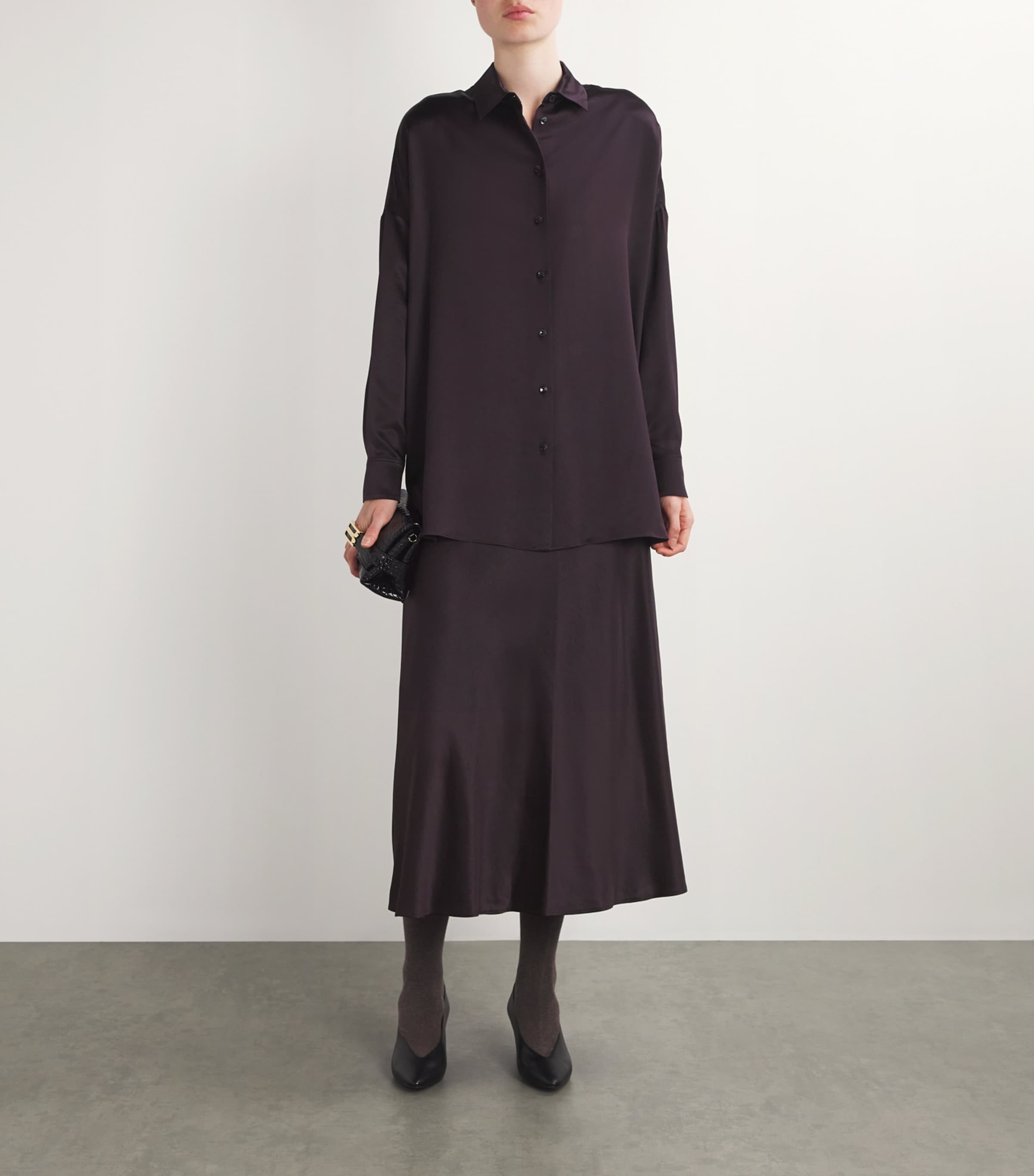 Silk Oversized Shirt