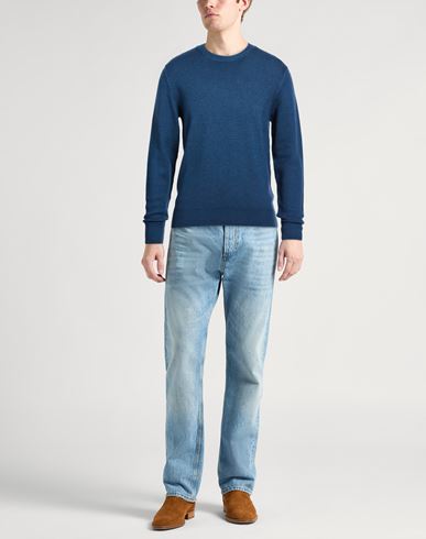 Man Sweater Navy Size S Virgin Wool