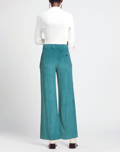 Woman Pants Turquoise Size 10 Polyester, Polyamide, Elastane