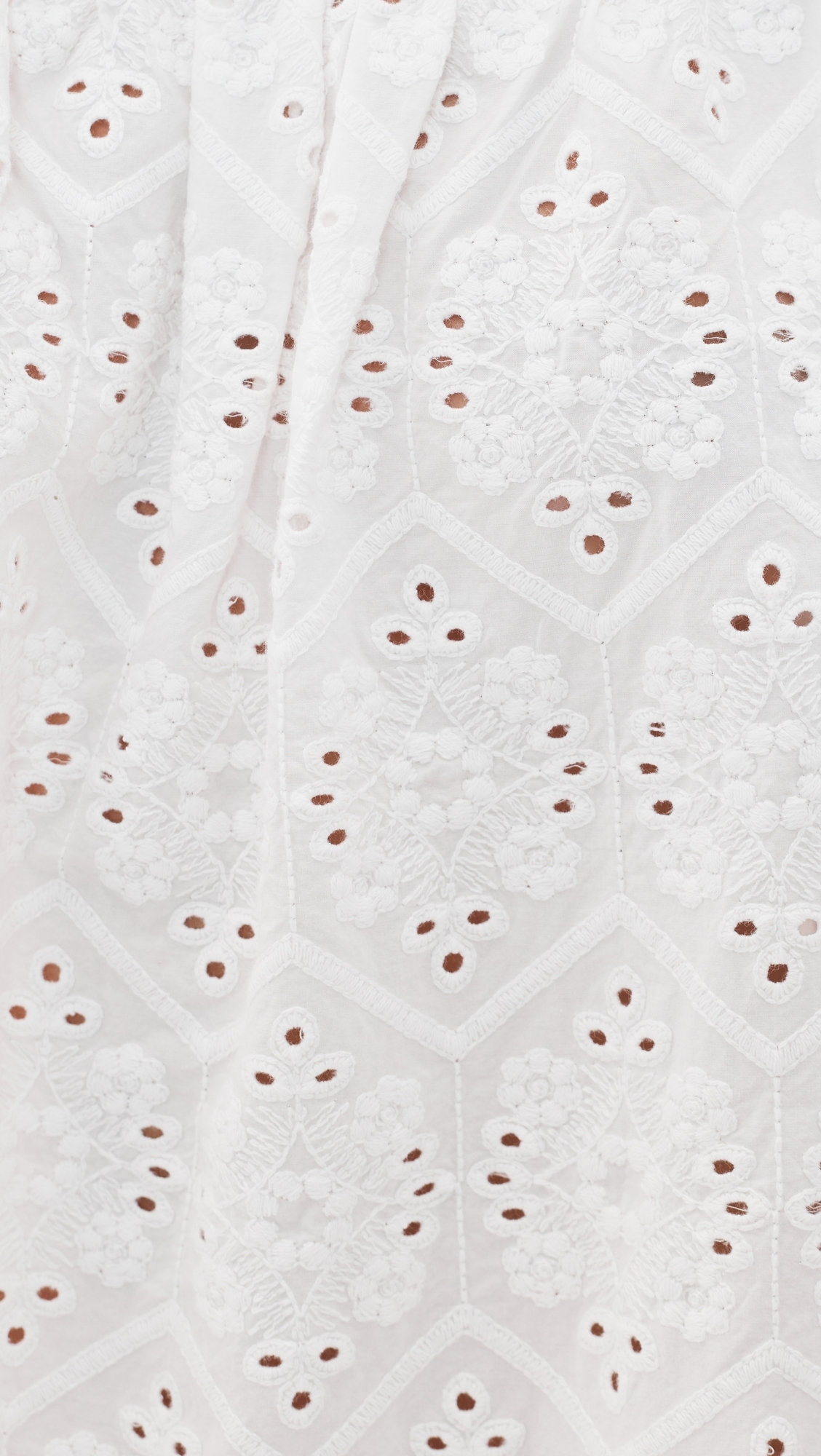 The Ophelia Dress White Diamond Eyelet