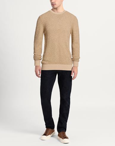 Man Sweater Sand Size 42 Acrylic, Wool, Polyamide