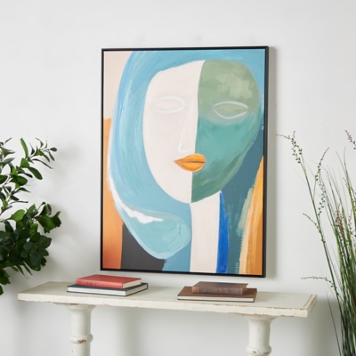 Bayberry Lane Impressionist Woman Framed Wall Art 30" x 40", Multi