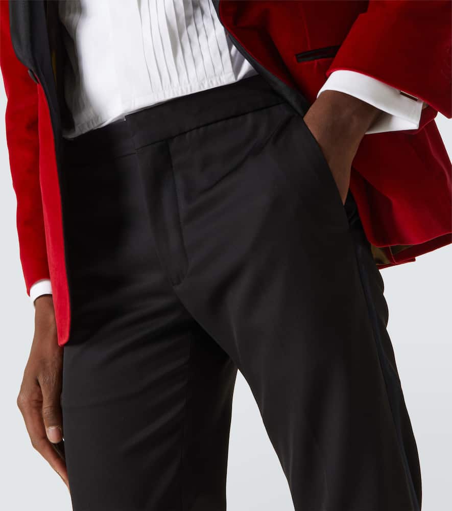 Luca wool tuxedo pants
