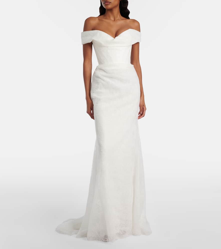 Bridal Nova Cora lace corset gown