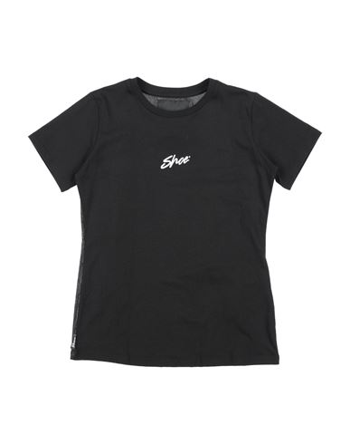 Shoe Kid Girl T-shirt Black