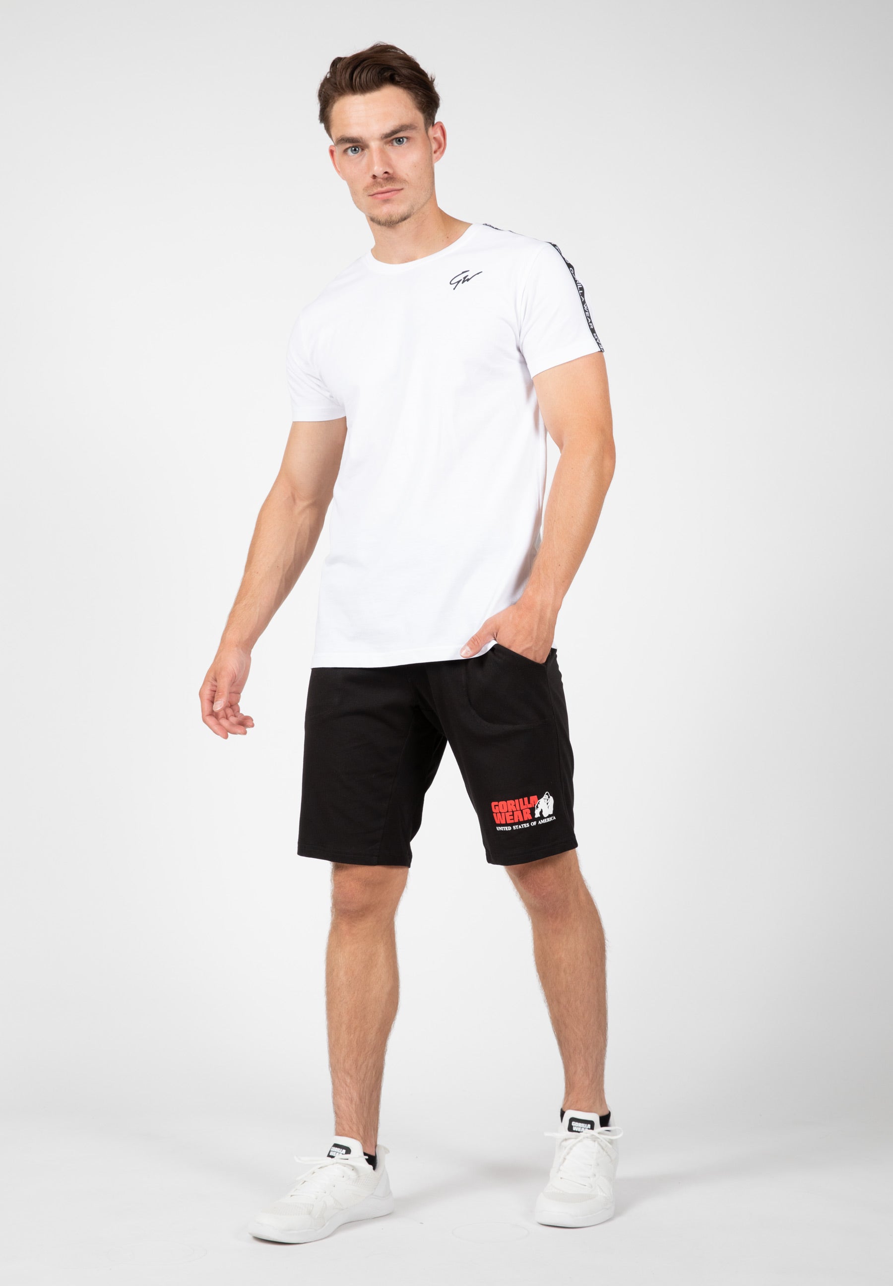 Chester T-shirt - White/Black
