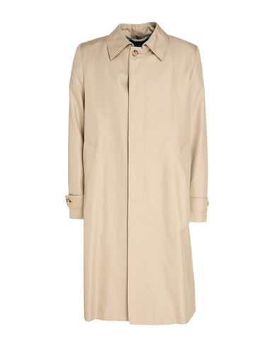 Man Overcoat & Trench Coat Beige Size 42 Silk