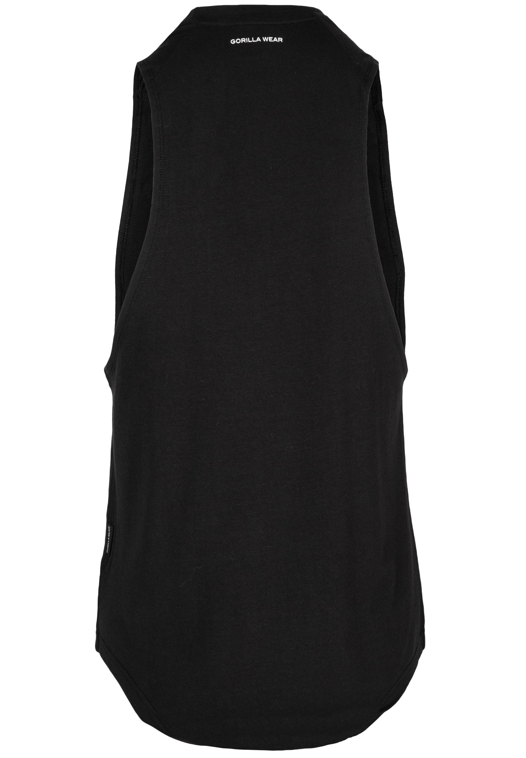 Milo Drop Armhole Tank Top - Black